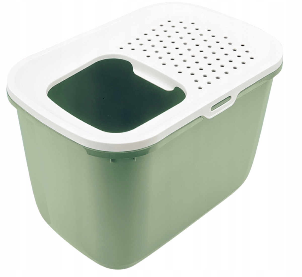 Levně Savic Toaleta pro kočky Hop-In travnatá zeleň /58x39x39 Cm