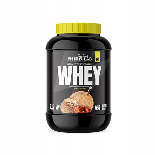 Hiro Lab Whey Protein 2000 g Wpc stavba hmoty a regenerace Salted Carmel
