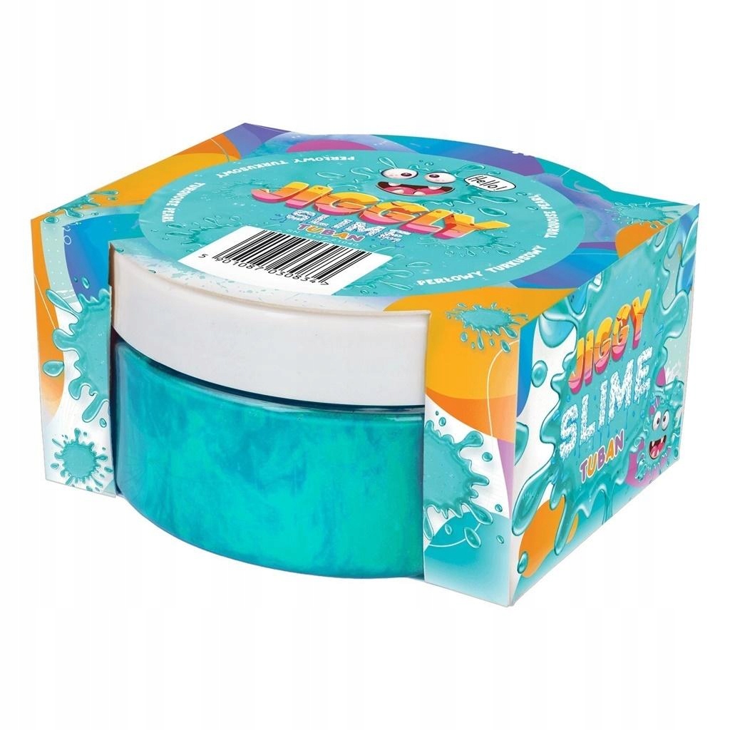 

Jiggly Slime Gotowy Turkuswy Perłowy 200G Tuban