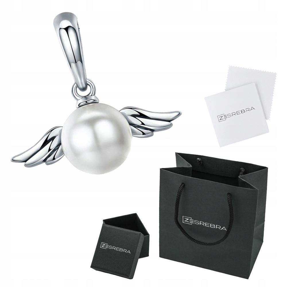 

Charms Perła Skrzydła do Pandora srebro 925