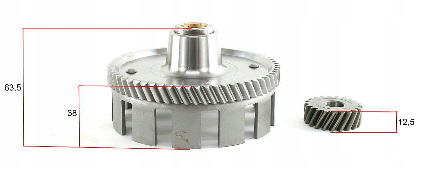 SPRZEGLO kosz sprzegla SIMSON S70 SR70 kolo walu Weight with packaging 0 kg