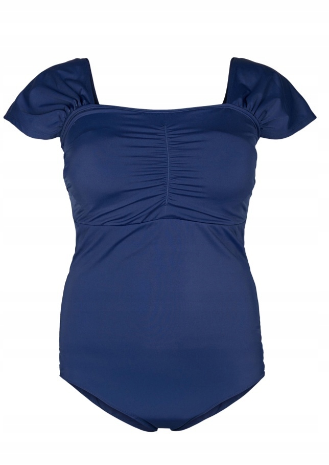 Plus Size Zizzi Krásné Tmavě Modré Plavky 798A 52