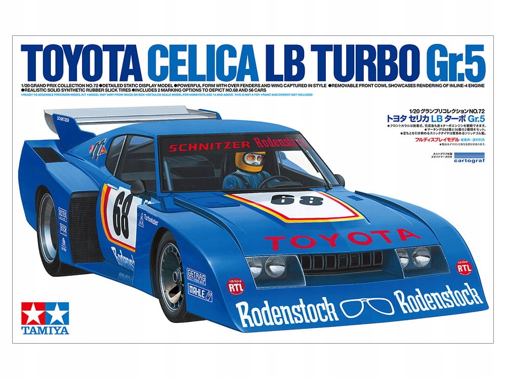 Toyota Celica Lb Turbo Gr.5 1:20 Tamiya 20072