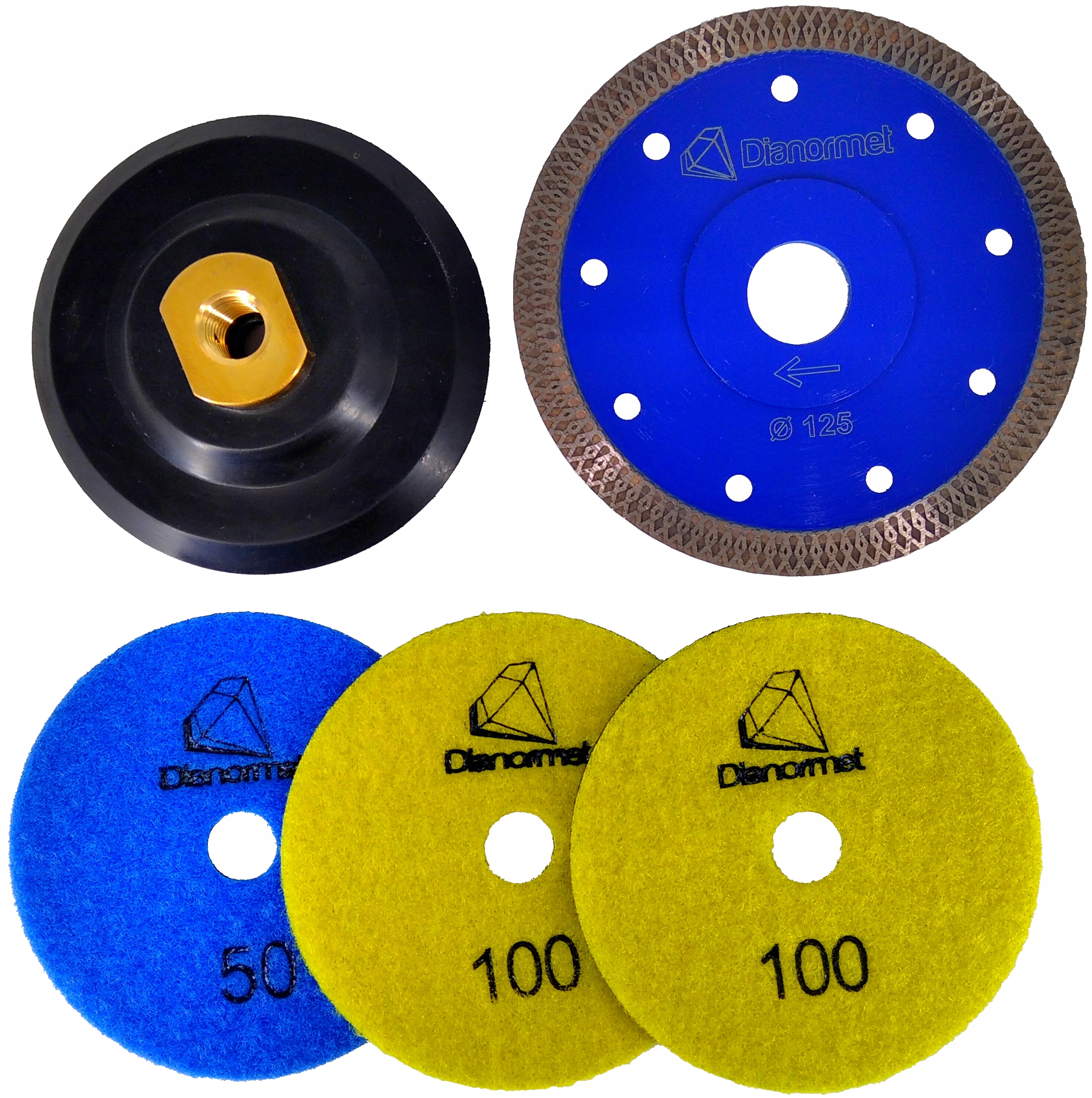 Sada Pro Řezání Broušení Dlaždicového Slinuté Dlažby 50100100