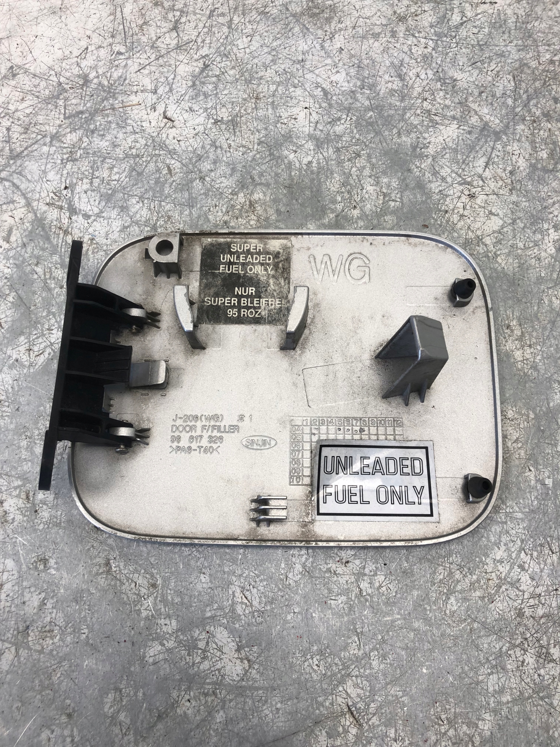 Tankklappe CHEVROLET LACETTI 96617326