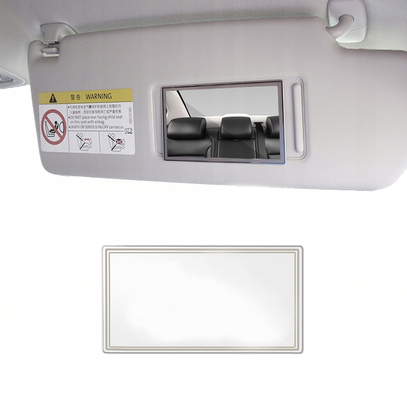 LUSTERKO W OSŁONY PRZECIWSŁONECZNA AUTA 150x80MM L