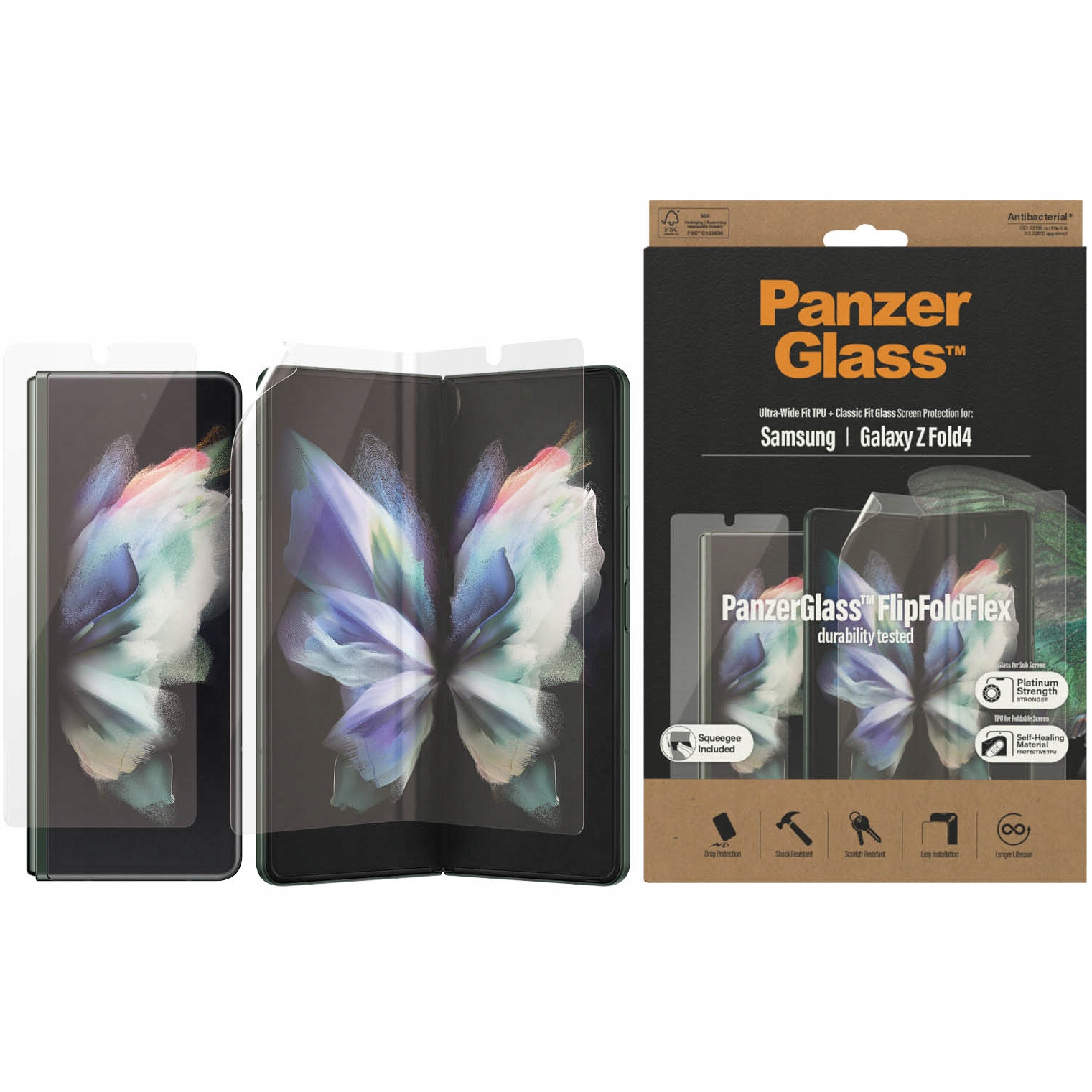 

Szkło/folia do Galaxy Z Fold4, PanzerGlass, zestaw