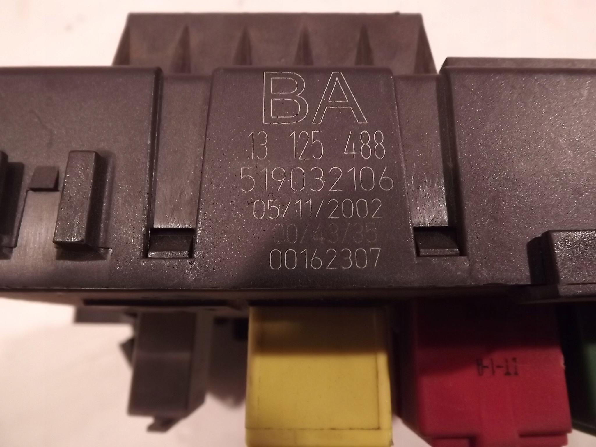 compartment BSI 13125488 BA OPEL SIGNUM VECTRA C