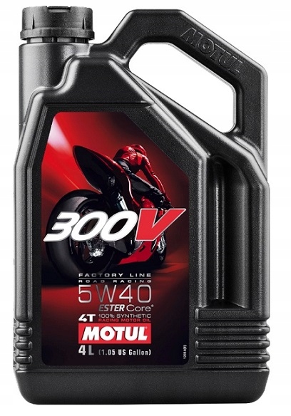 Olej Motul 5V40 4L 300V Factory Line Road Racing