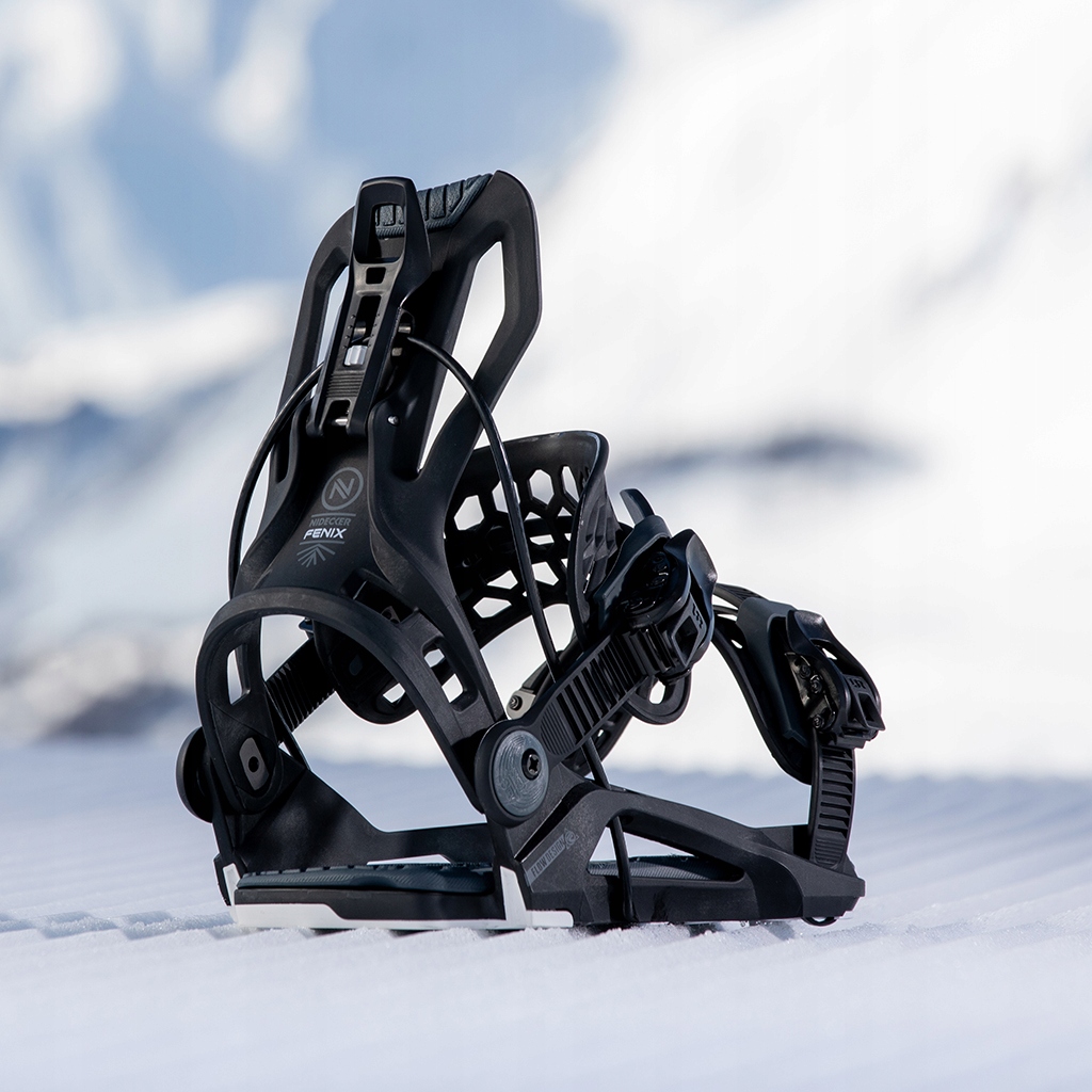 Wiązania snowboardowe NIDECKER FLOW Fenix Fusion Czarne 2025 R. S Rozmiar S