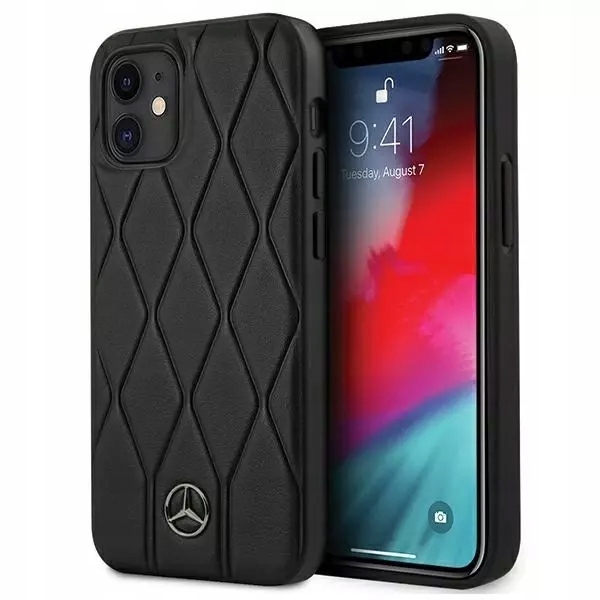 Mercedes Etui Case Obudowa Pokrowiec Do Iphone 12 Mini Czarny Z Logo