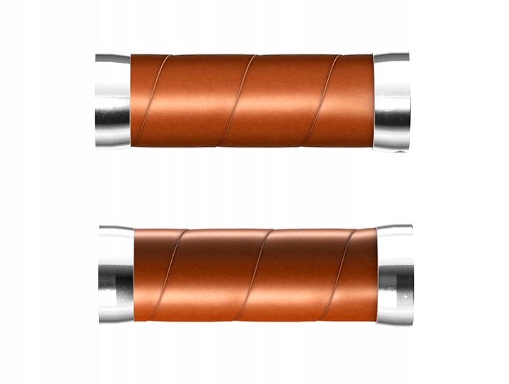 Chwyty rowerowe Brooks Slender Leather miodowe 100 mm