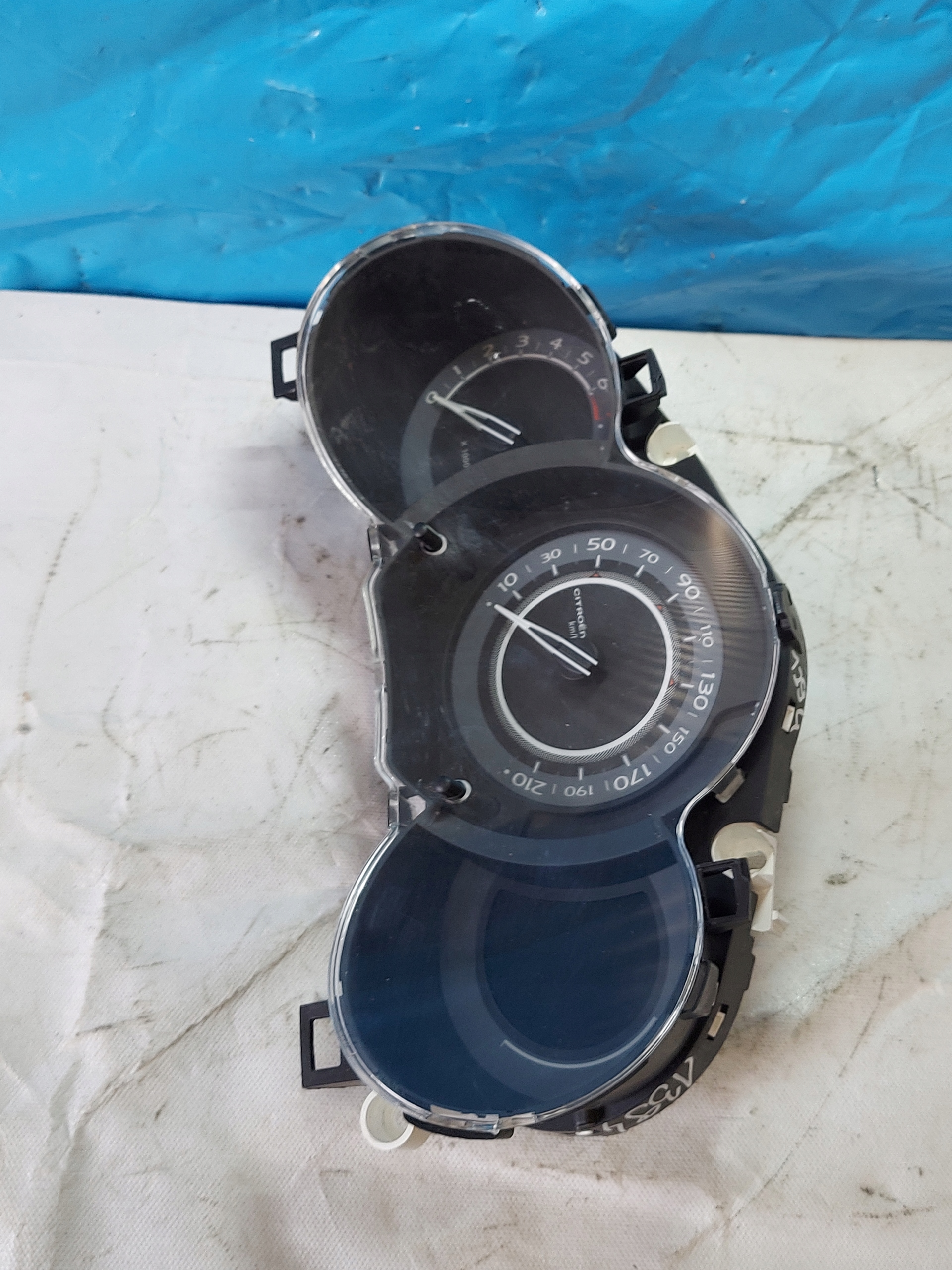 dials clock CITROEN C3 II 1.4 VTI 96665881