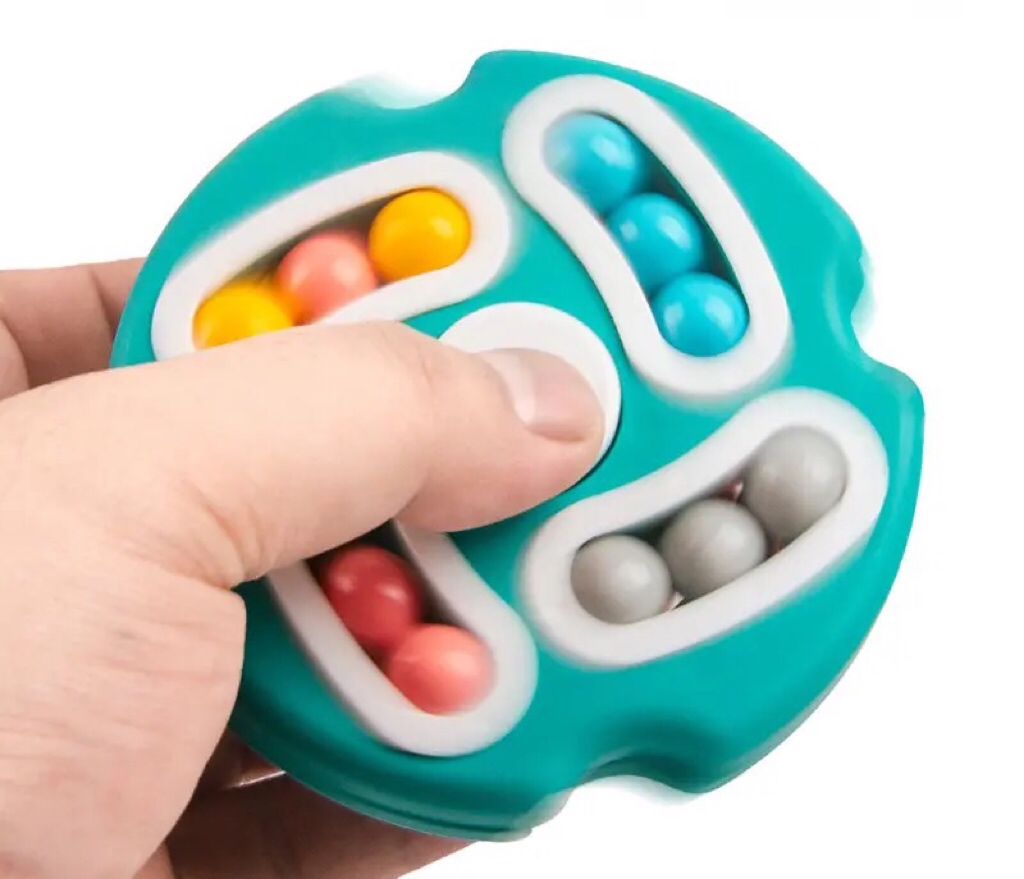 ZABAWKA ANTYSTRESOWA 2w1 SPINNER KOSTKA UKŁADANKA Rodzaj Fidget Spinner