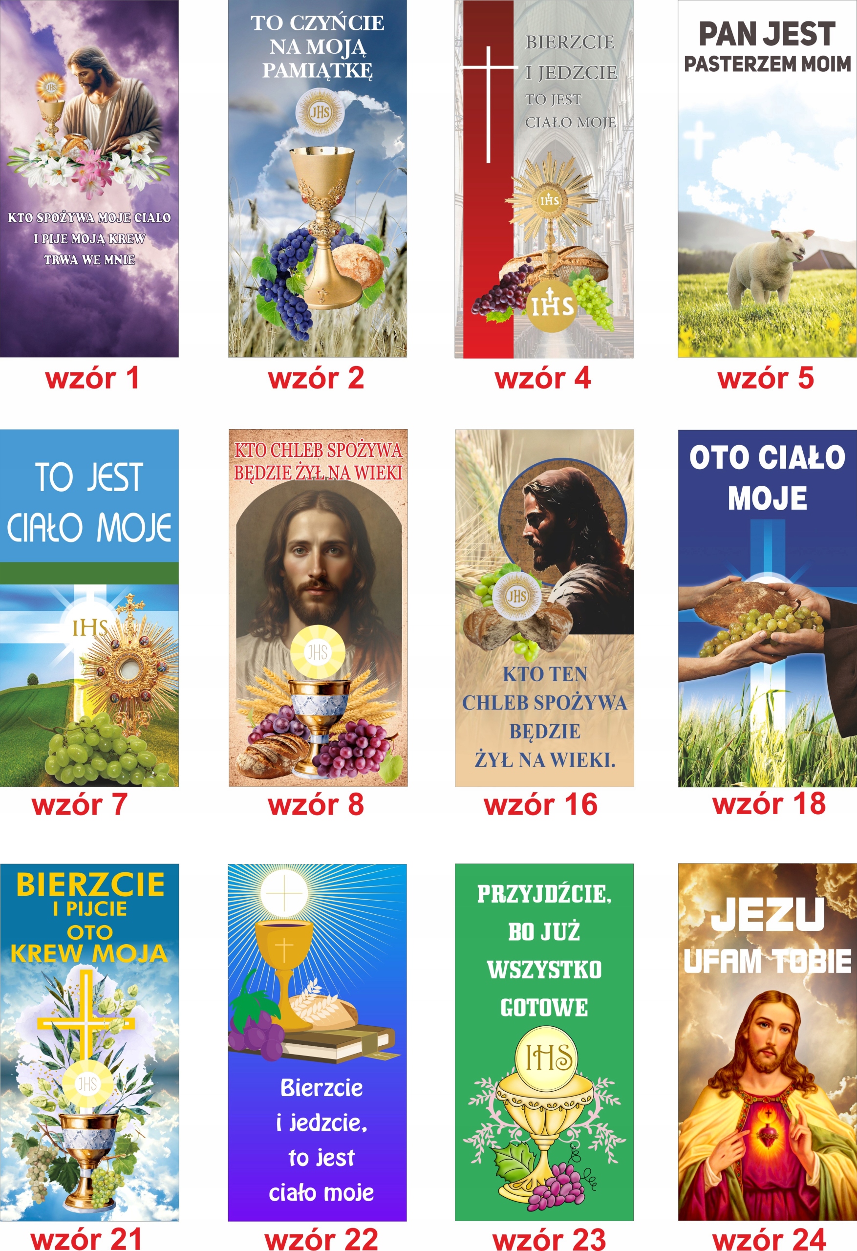 Baner ozdobny NA BOŻE CIAŁO 100x200cm Rodzaj gotowy