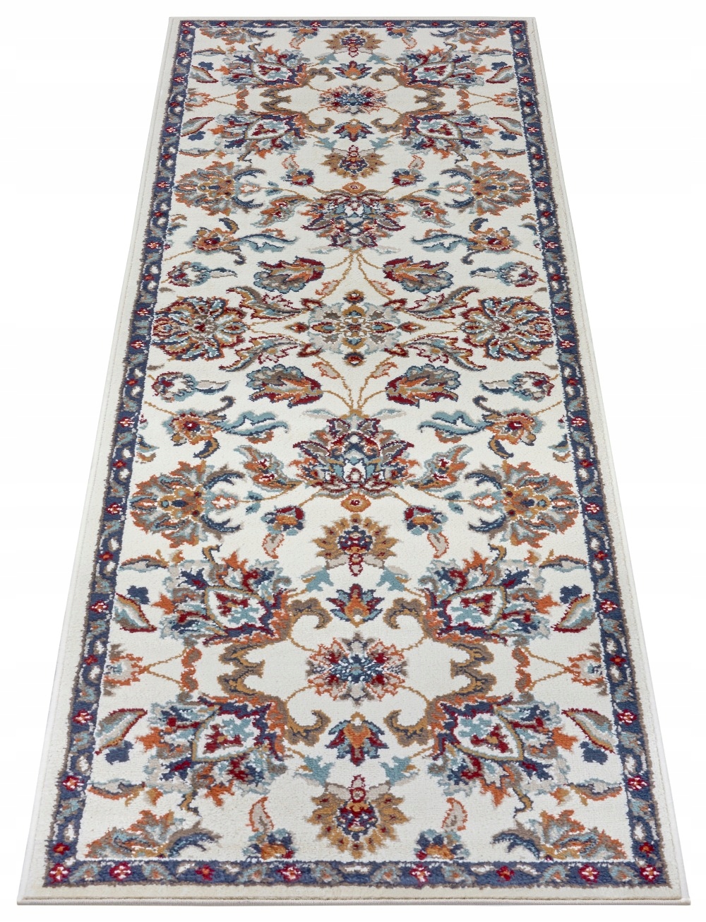 Koberec Běhoun do předsíně 80x240 cm, tradiční červeno krémový