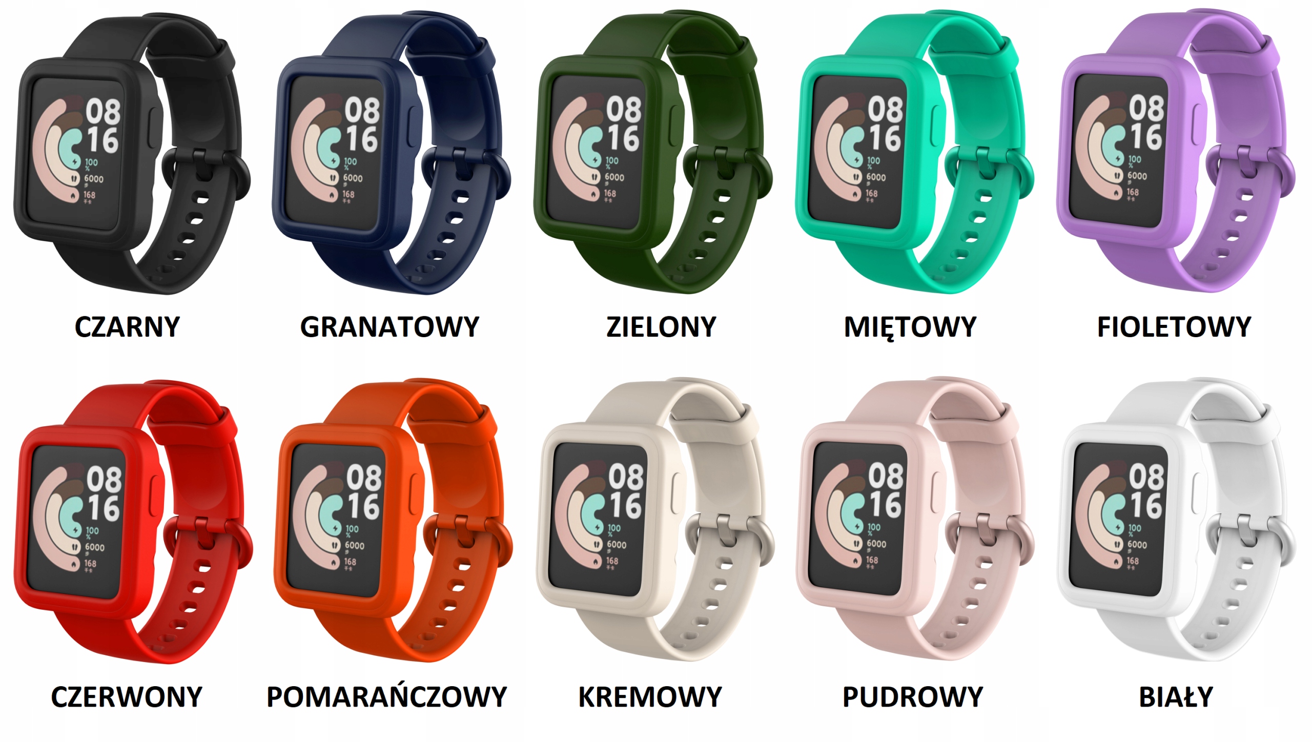 ETUI CASE OBUDOWA NAKŁADKA DO XIAOMI MI WATCH LITE | KOLORY Stan opakowania oryginalne