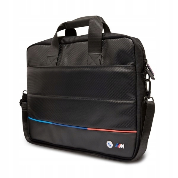 Bmw Taška BMCB15PUCARTCBK Pro Notebook 16 Palců S Organizérem Z Karbonové Trikolory