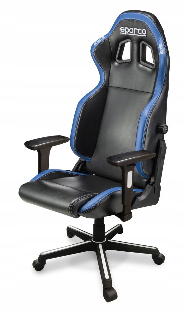 Fotel Biurowy Sparco Icon czarno-niebieski
