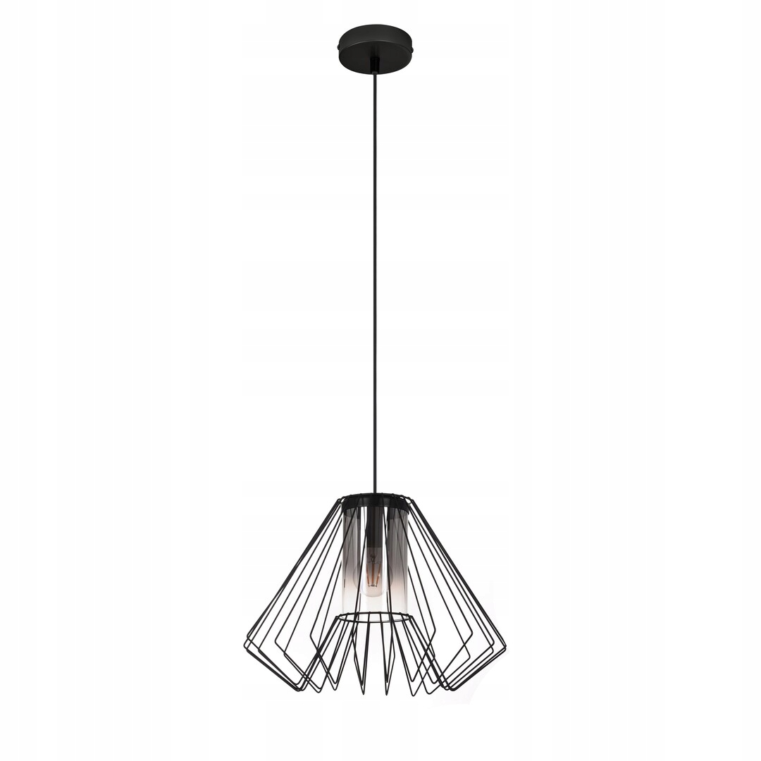 Závesná lampa Rabalux Emerencia čierna industriálna 1xE27 40W