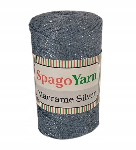 Spagoyarn Macrame Silver 130 jeans