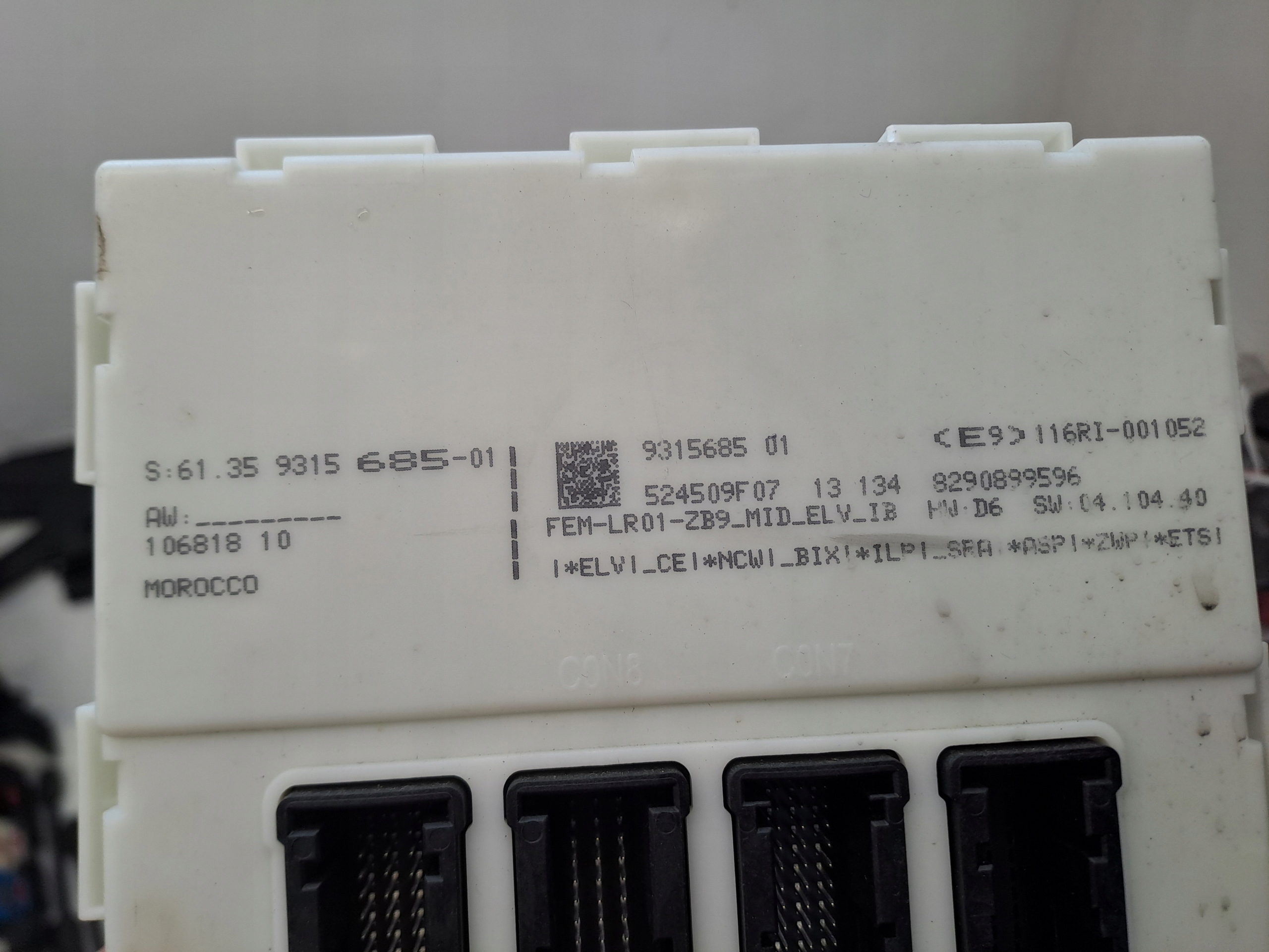 module FEM 9315685 BMW F20