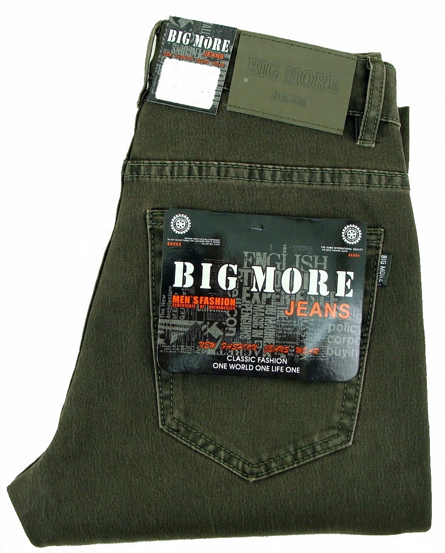 Spodnie Big More 622 W34-86/92CM L 30 Oliwka
