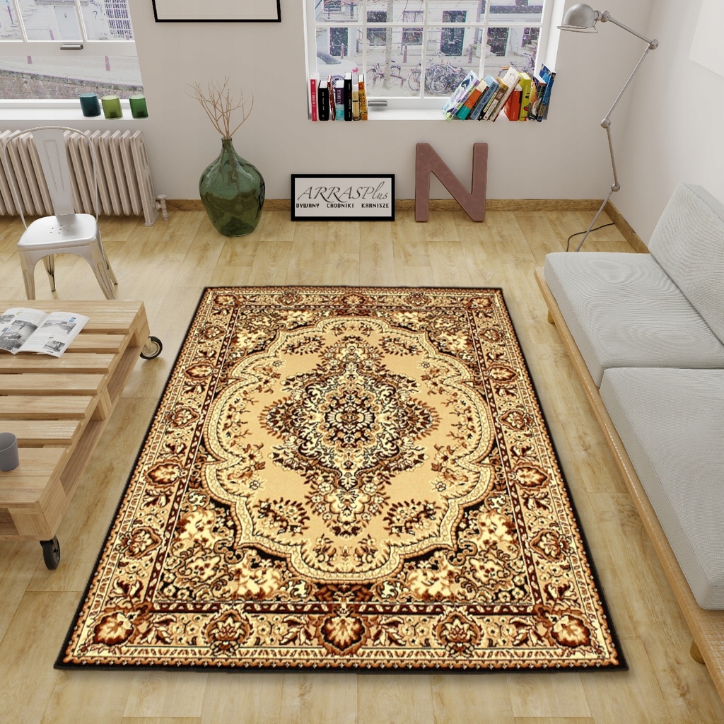 DYWAN 240x340 2,4x3,4 KLASYCZNY WZÓR BEŻOWY EAN (GTIN) 5901891181791