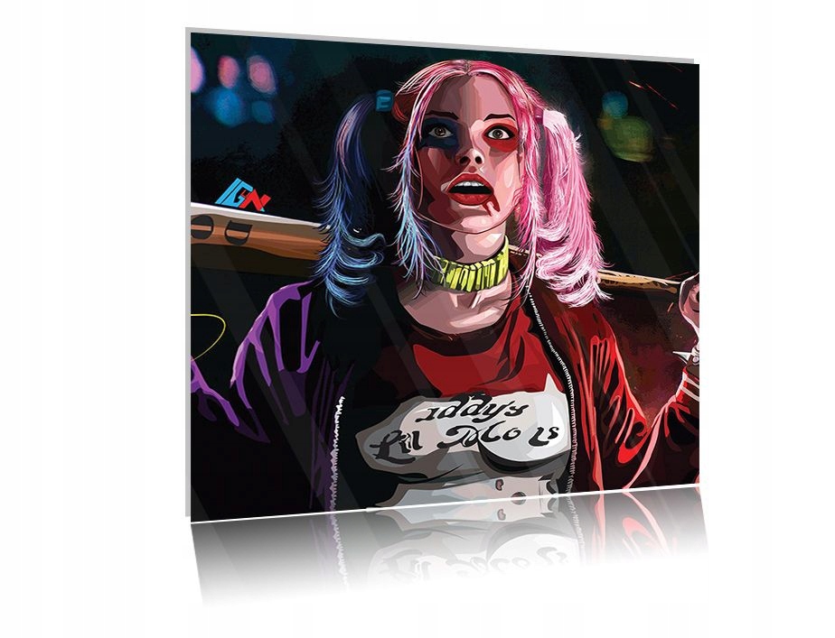 

Obraz szklany na szkle Harley Quinn 05 30x30