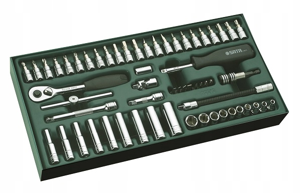 ВСТАВКА НАБІР 59 ТОРЦЕВИХ КЛЮЧІВ 1/4 ДЮЙМА 09919