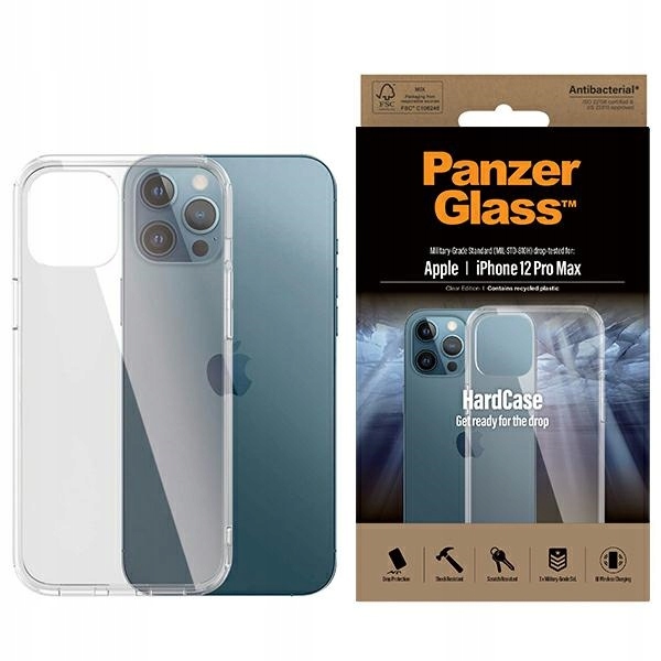 Pouzdro Pro Iphone 12 Pro Max Panzerglass Clearcase Antibacterial