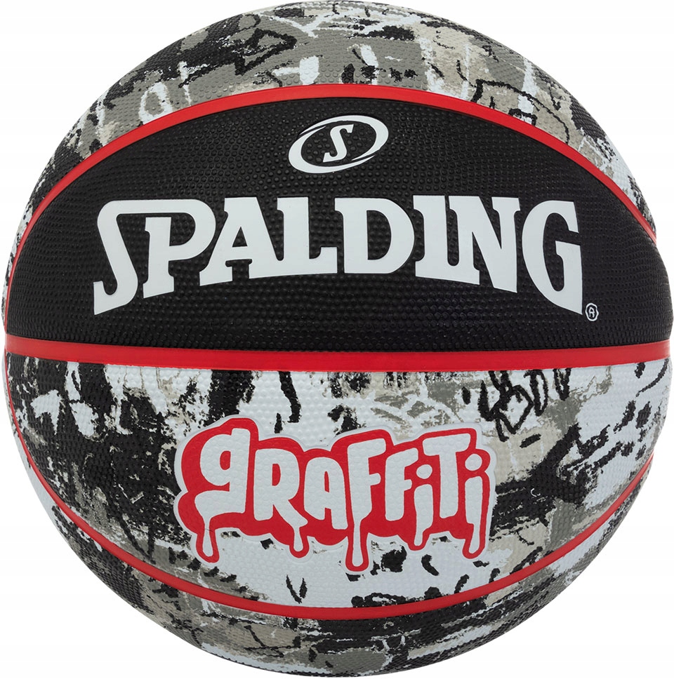 SPALDING PIŁKA DO KOSZYKÓWKI GRAFFITI RED R.7