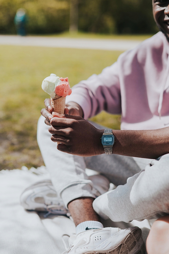 Casio zegarek unisex A158WETB-1AEF Styl sportowy