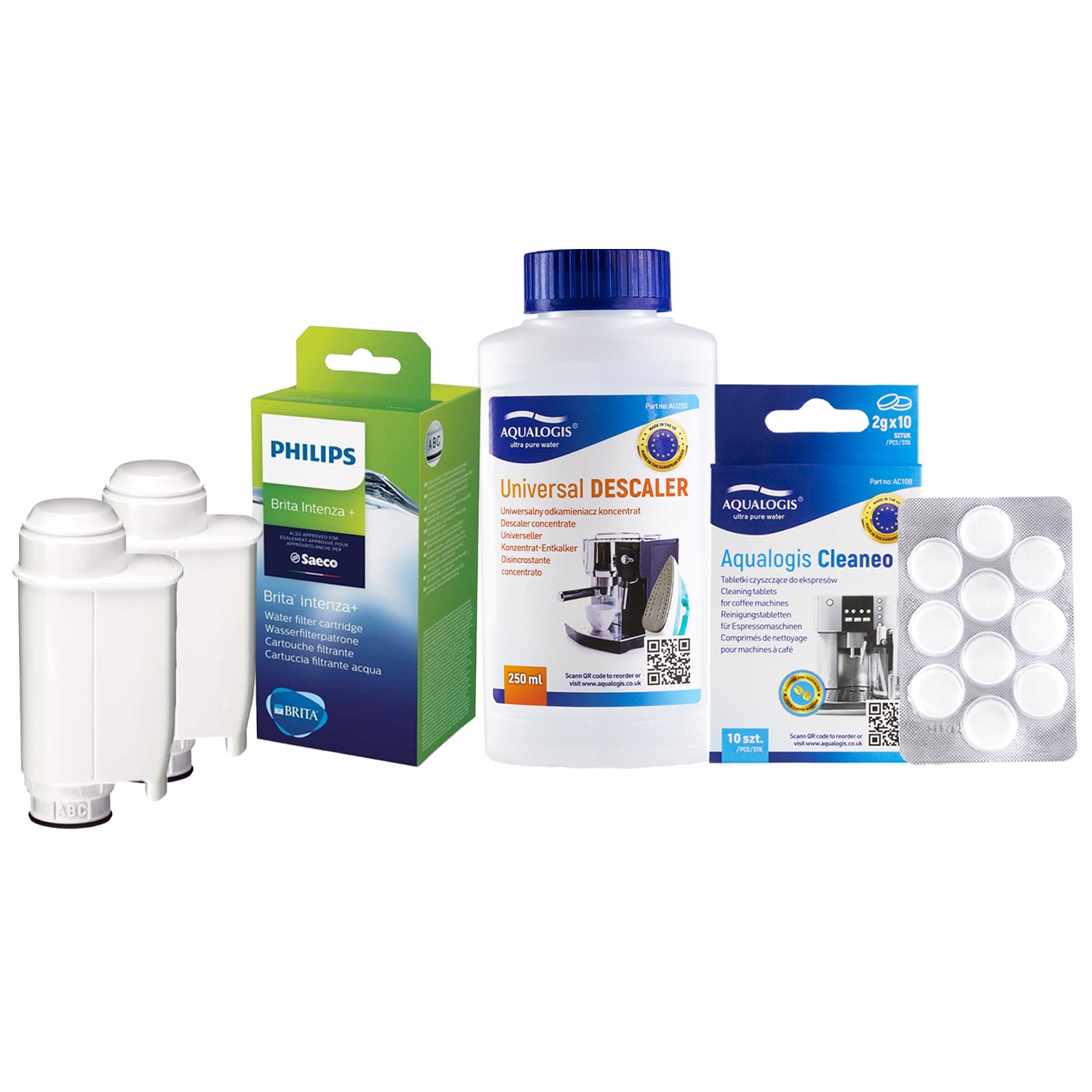 2x filtr Intenza+ CA6702/00 pro kávovar Philips odvápňovač tablety