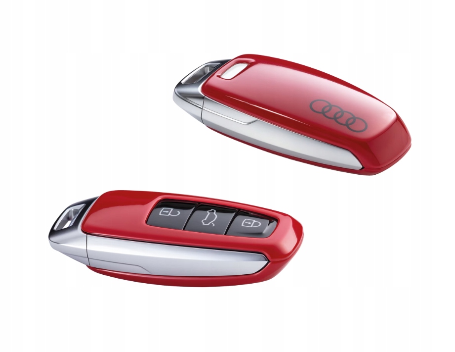 КРЫШКА КЛЮЧА АВТОМОБИЛЯ КОЛЬЦА AUDI КРАСНЫЙ ASO