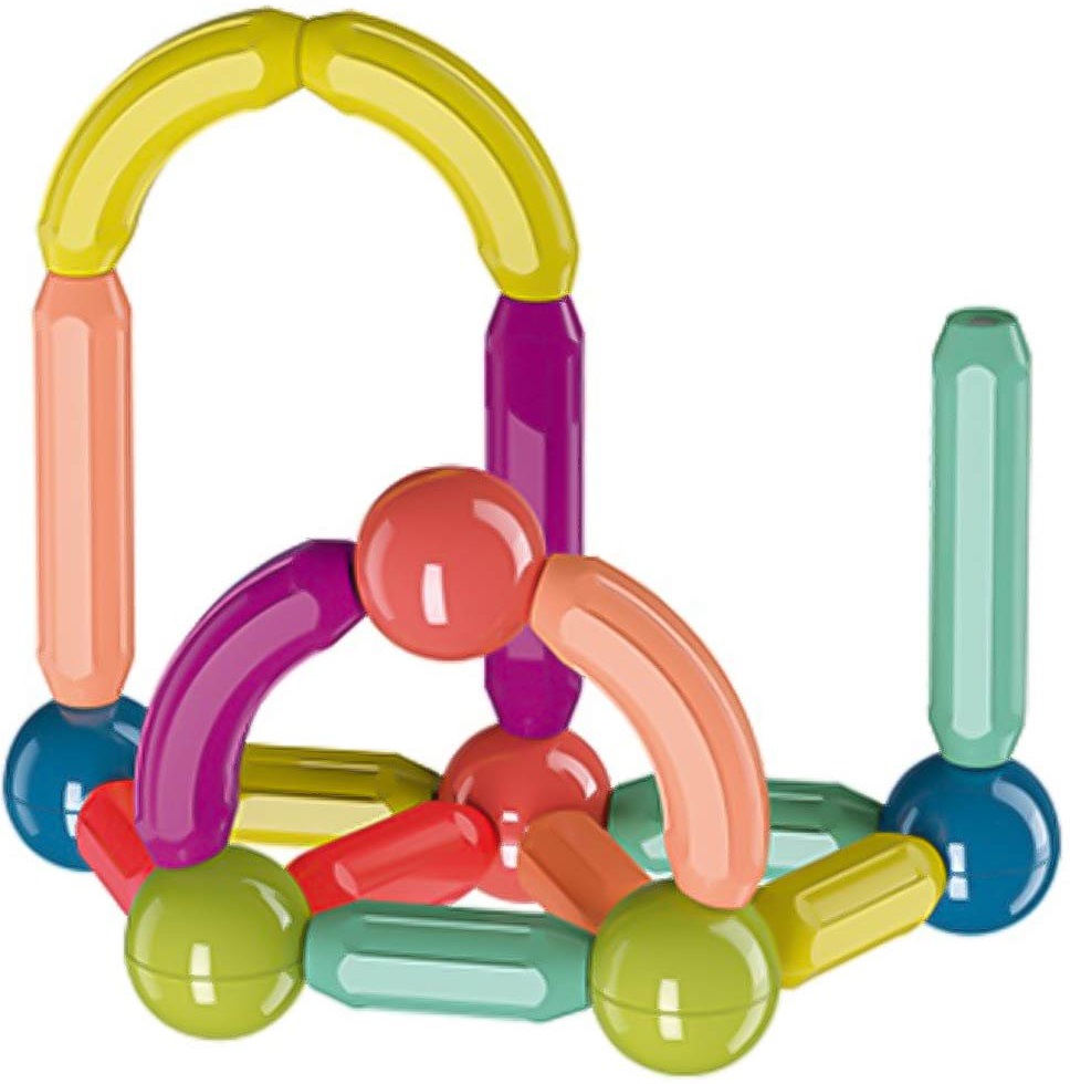 XXL KLOCKI MAGNETYCZNE EDUKACJA MAGNETIC STICKS 58 Kolekcja MAGNETIC