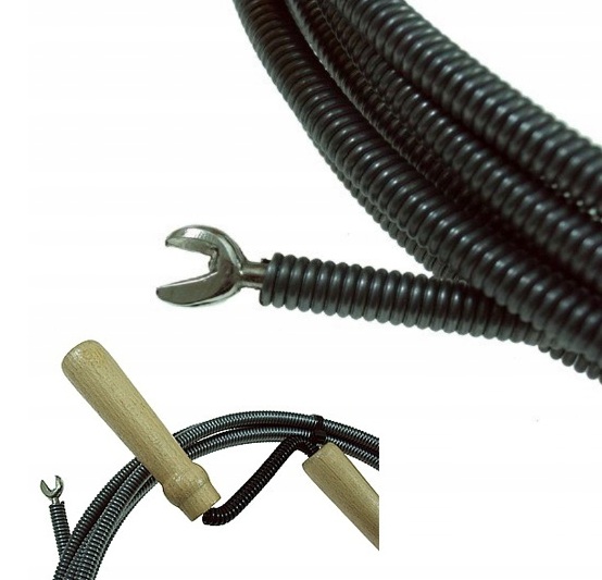 Spirála, kanalizační zmijka, průchodka pro trubky 8 m x 10 mm