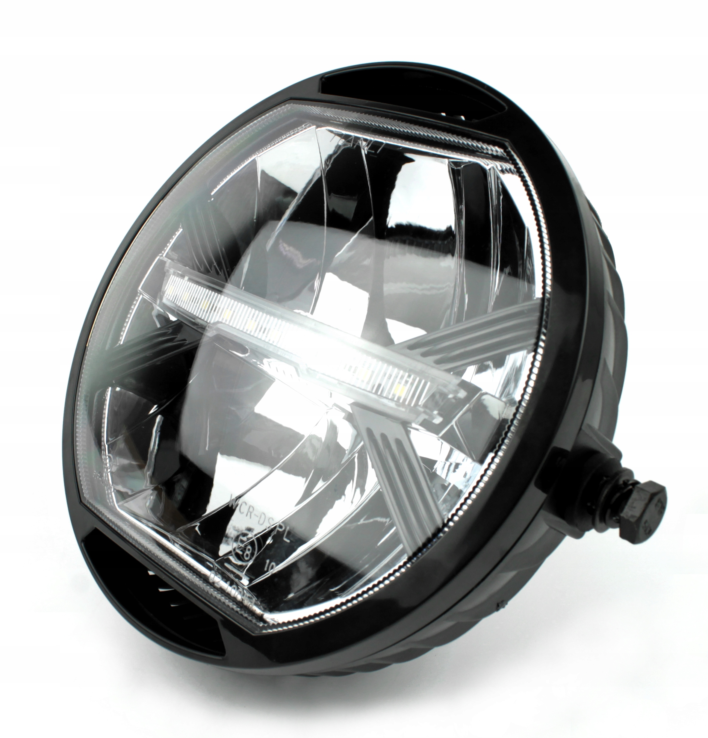 

Reflektor lampa Led motocykl homologacja czarny