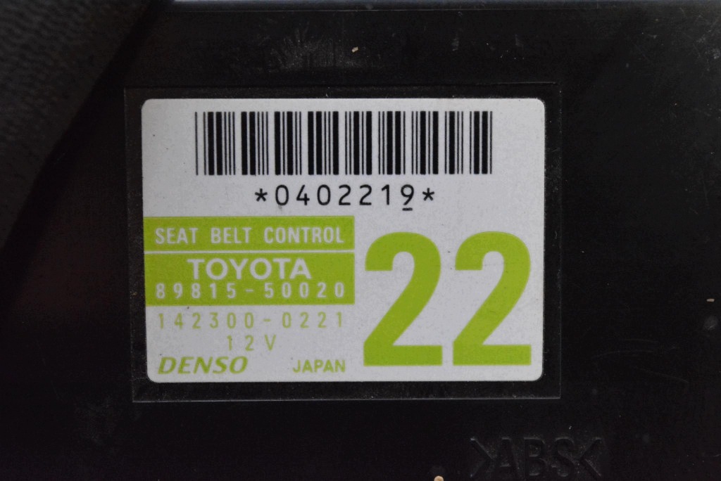 control unit module PASOW safety 89815-50020 LEXUS LS 4 IV LS600H 06-09