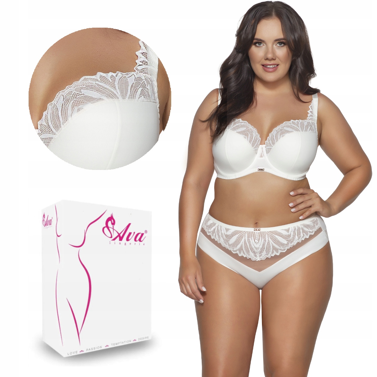 Podprsenka Semi Soft Av 2105 polovyztužená ecru 80D