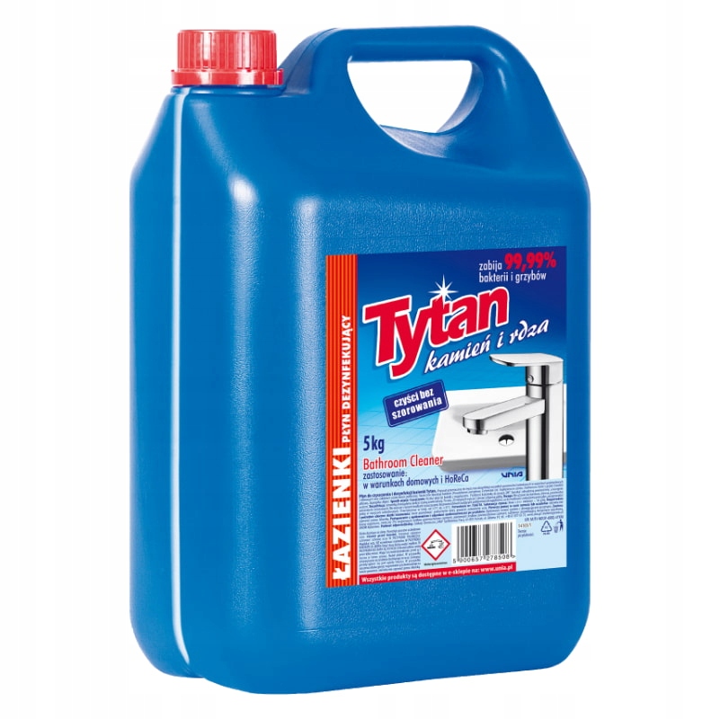 Levně 2 x Dezinfekční Prostředek Na Mytí Koupelny Tytan 5 kg