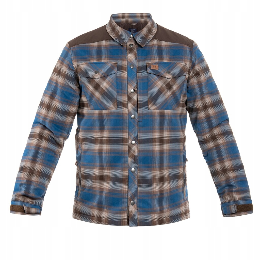 Zateplená košile Helikon Winter Warden Long Sleeve Forest Blue Plaid M