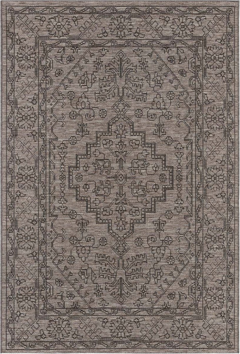 Koberec béžový sisal, plochý na terasu, vonkajší, vnútorný, 200 x 290 cm