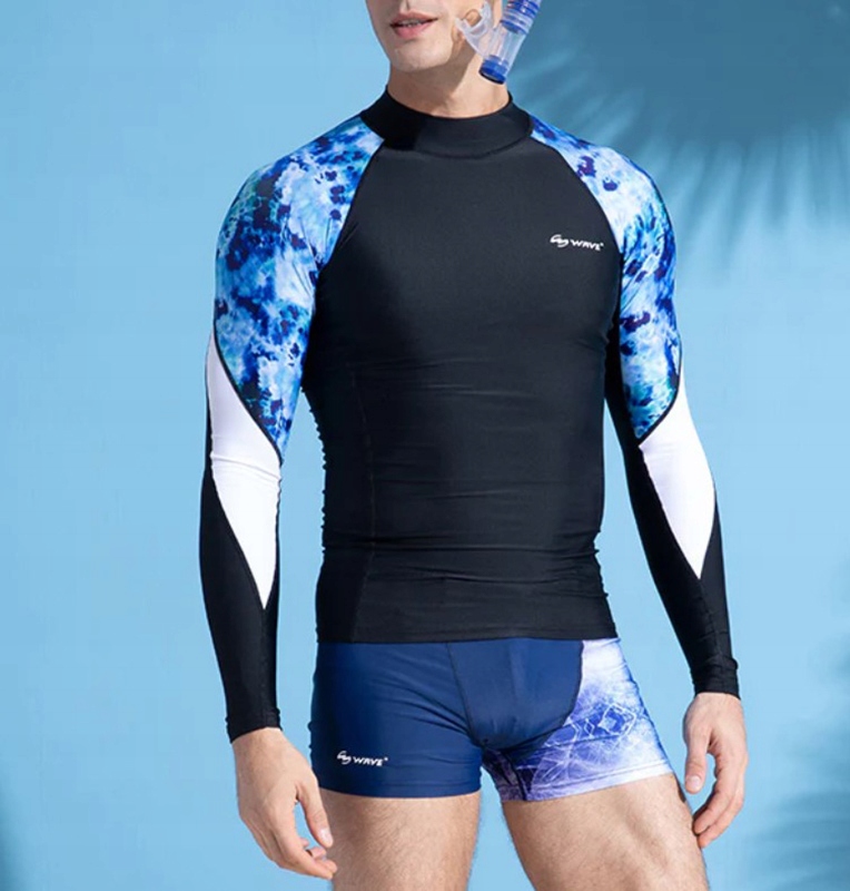 Koszulka ochronna do pływania UV50 męska XL Model RG-08