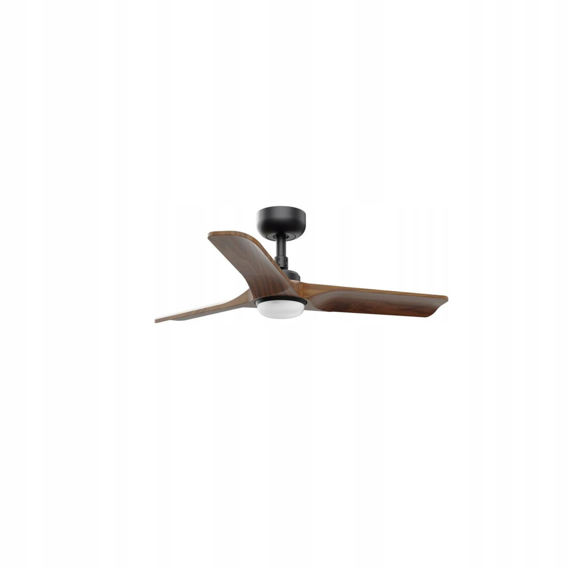 Stropný ventilátor Faro Heywood S Led, biely/svetlé drevo, DC motor, Led