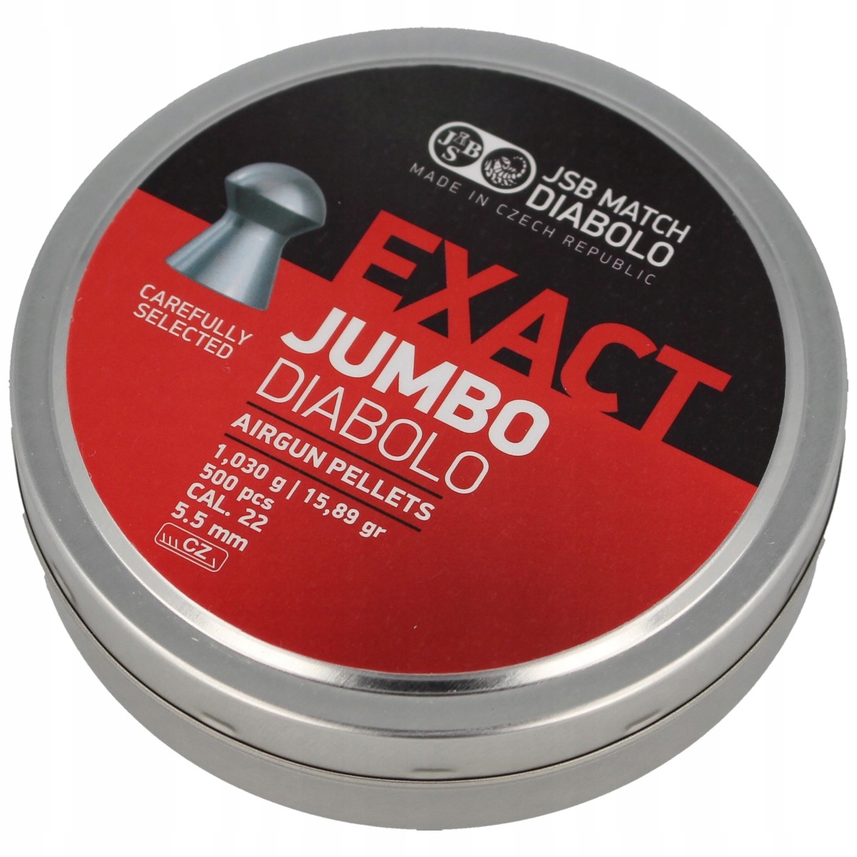 

Śrut Jsb Exact Jumbo 5.52mm, 500szt (546247-500)