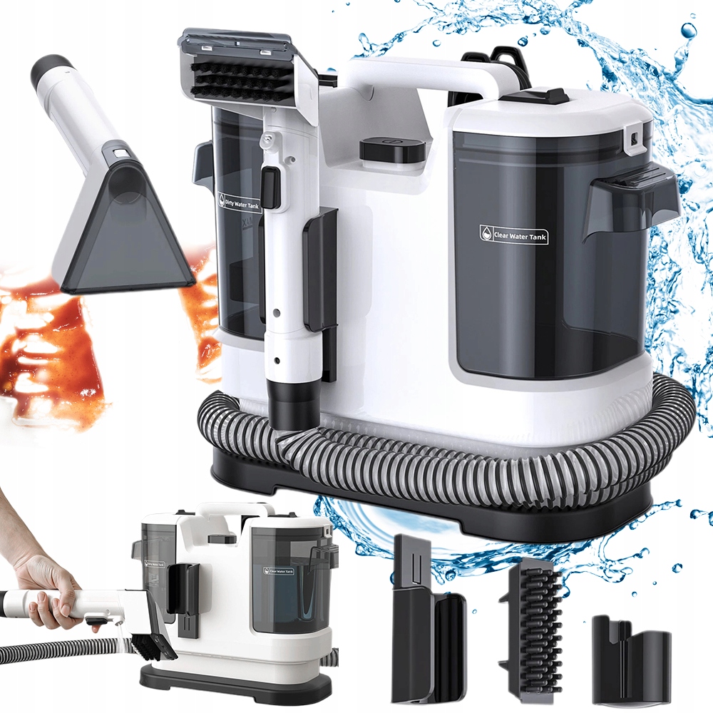 Vysavač Se 2 Nádržkami Na Vodu Pro Čištění Skvrn Od Kávy Vína