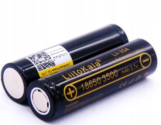 Ogniwo Li-Ion Liitokala Lii-35A 18650 3500mAh 3,7V Symbol baterii 18650