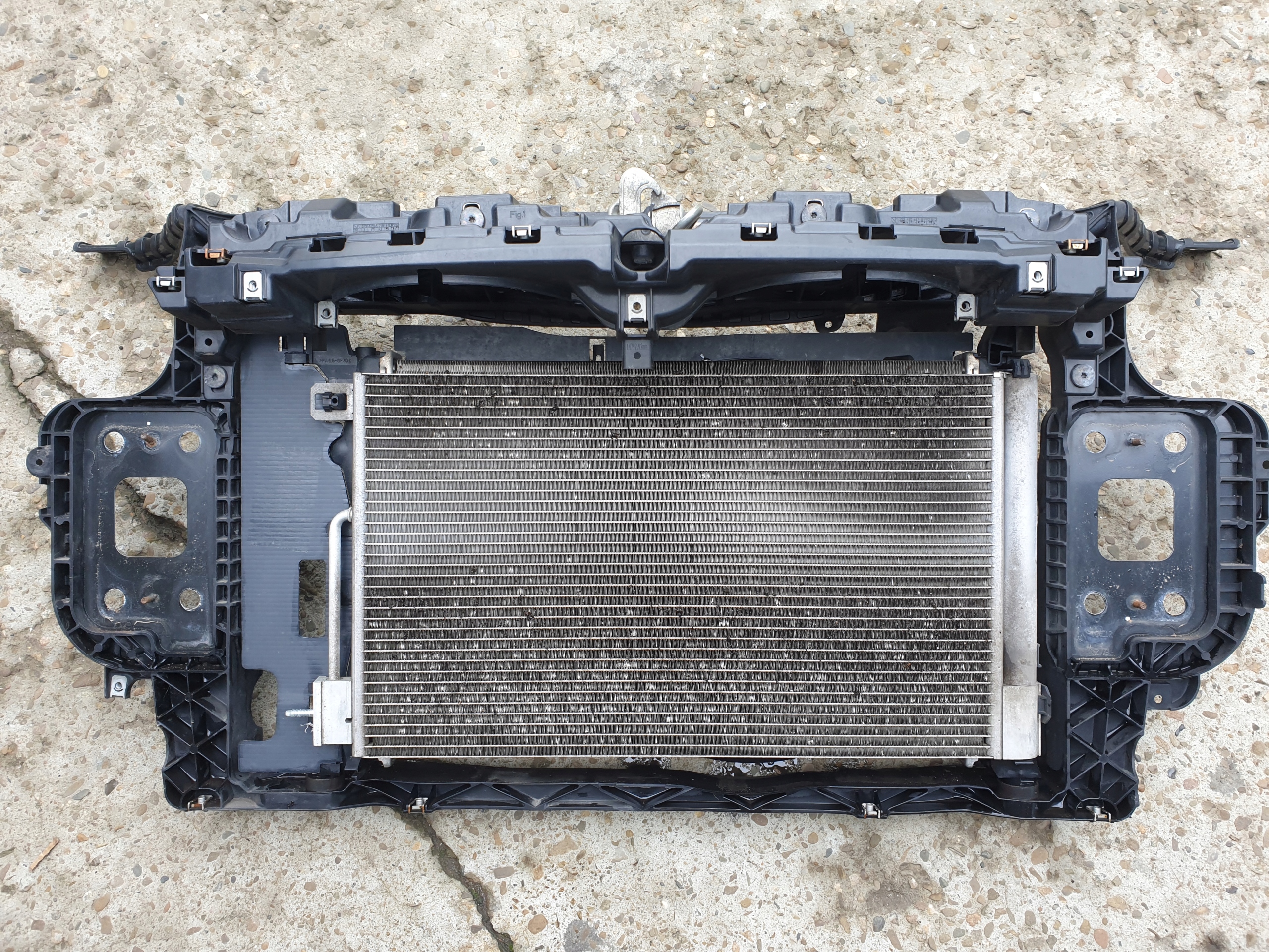 support panel for radiators pillar radiator FIAT PUNTO EVO 1.2 2012-2018
