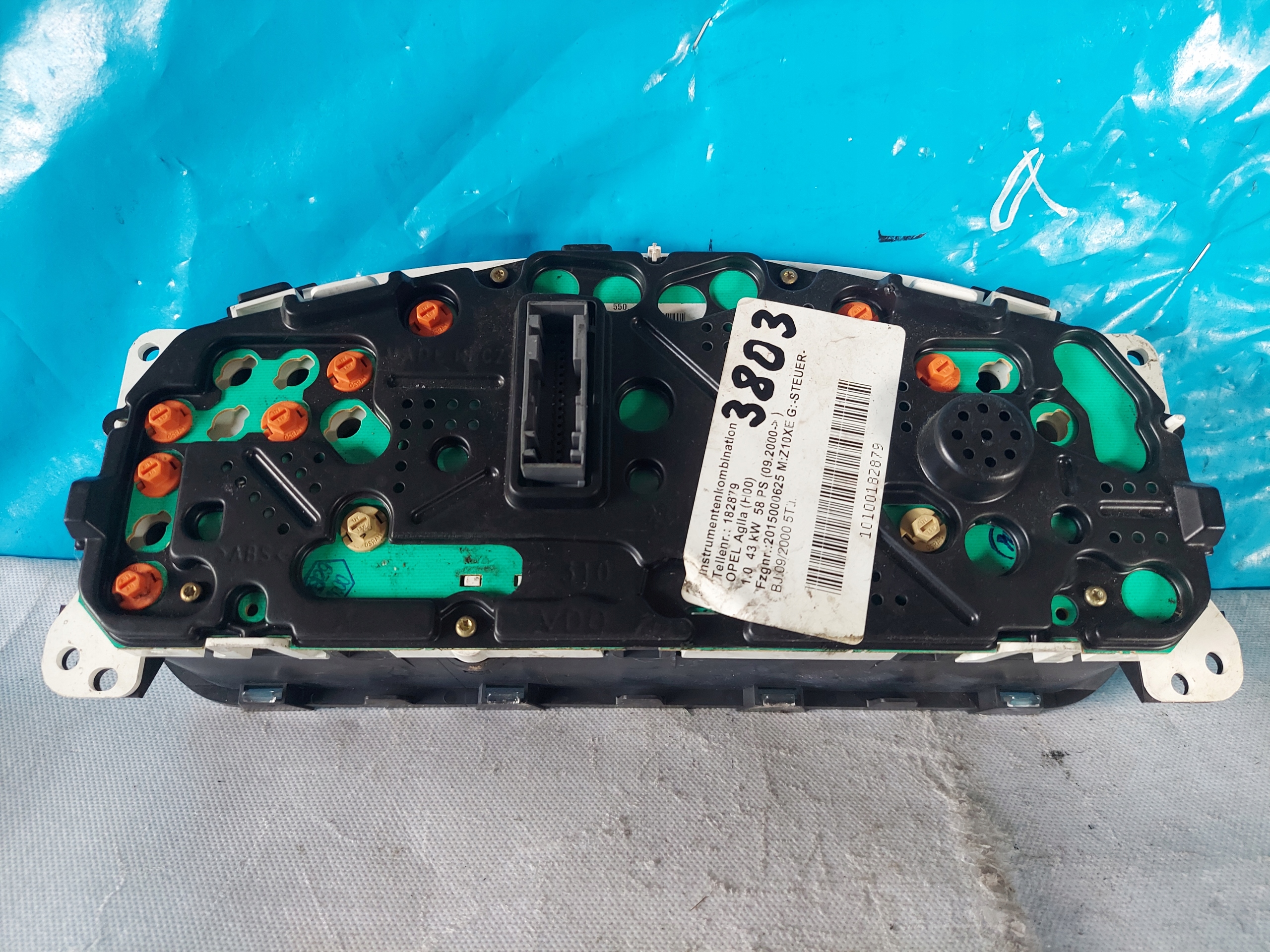 dials clock OPEL AGILA 1.0 B 341008EC